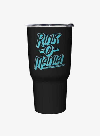 Stranger Things Rink-O-Mania Logo Travel Mug