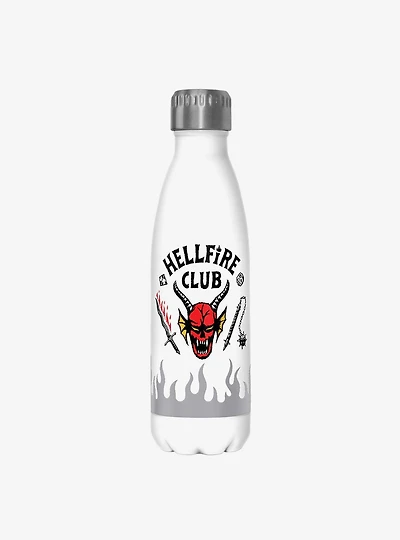 Stranger Things Hellfire Club Logo Stainless Steel Water Bottle