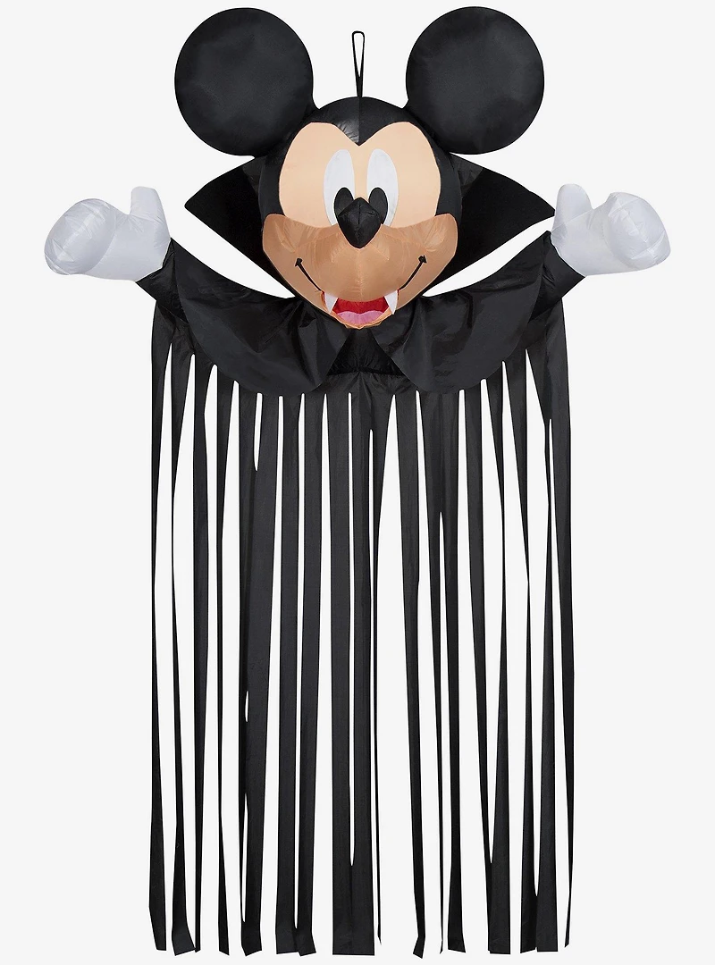 Disney Mickey Mouse Door Hanger Mickey Head With Streamers Airblown