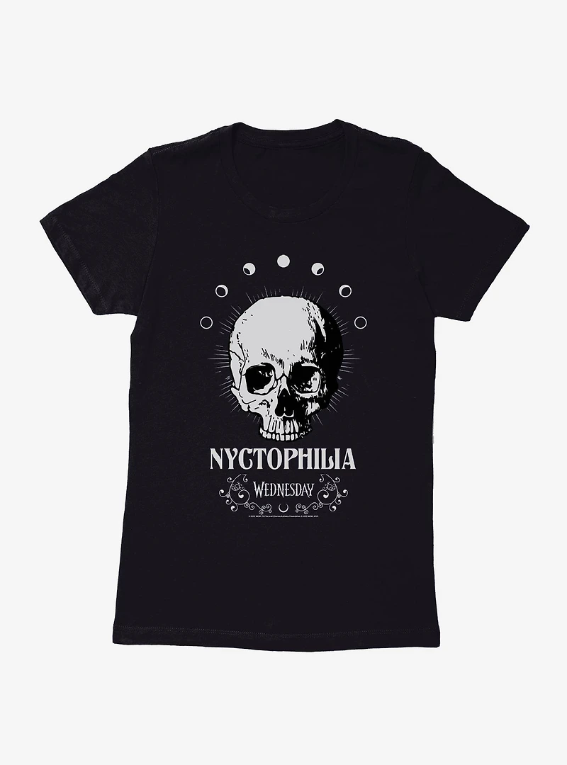 Wednesday Nyctophilia Womens T-Shirt
