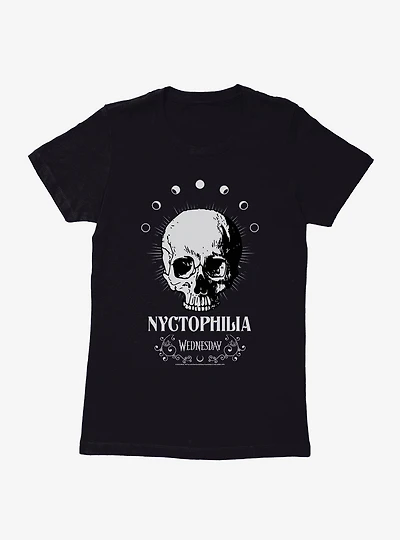Wednesday Nyctophilia Womens T-Shirt