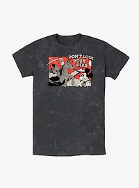 Disney Mickey Mouse And Headless Horseman Mineral Wash T-Shirt