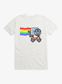 Nyan Cat Biker T-Shirt