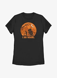 I Am Weasel Haunt Womens T-Shirt
