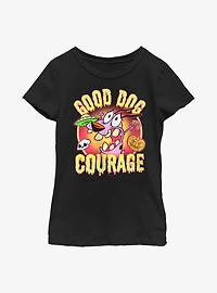 Courage The Cowardly Dog Good Scary Youth Girls T-Shirt
