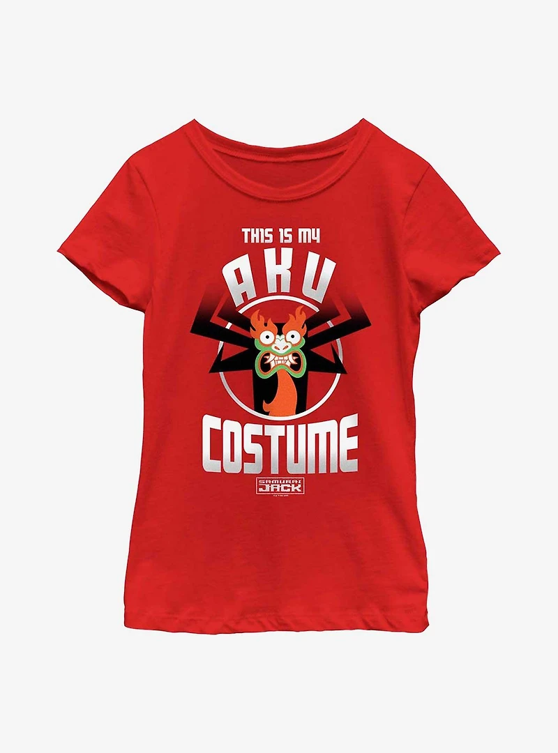 Samurai Jack My Aku Costume Cosplay Youth Girls T-Shirt