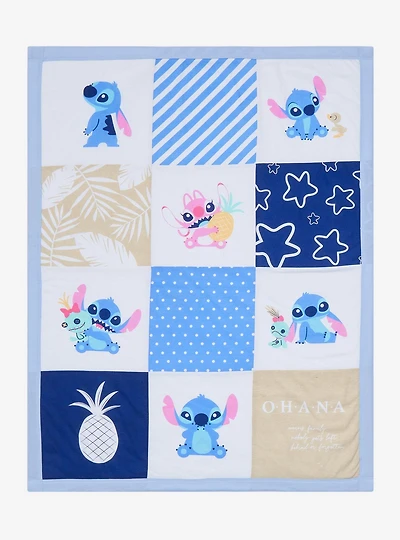 Disney Lilo & Stitch: The Series Baby Stitch & Angel Baby Blanket - BoxLunch Exclusive