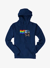Nyan Cat Biker Hoodie