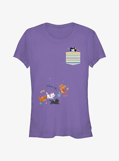 Disney Channel Figaro On Pocket Girls T-Shirt