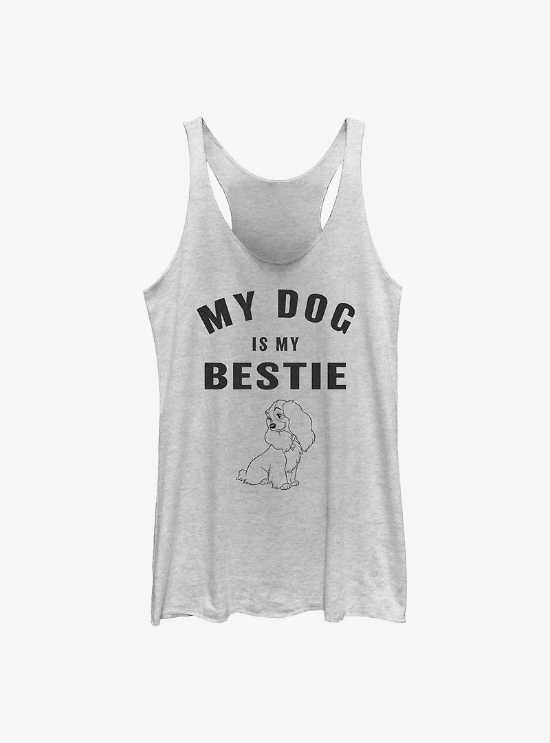 Disney Lady and the Tramp Is My Bestie Girls Tank