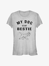 Disney Oliver & Company Dodger Is My Bestie Girls T-Shirt