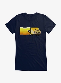 Nyan Cat Gold Girls T-Shirt