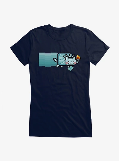 Nyan Cat Liberty Girls T-Shirt