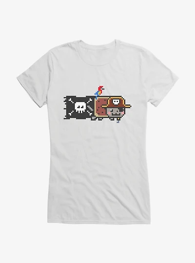 Nyan Cat Pirate Girls T-Shirt