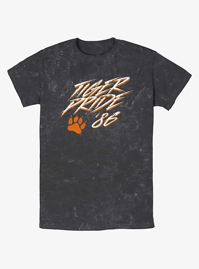 Stranger Things Hawkins Tiger Pride Mineral Wash T-Shirt