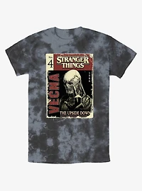 Stranger Things Vecna Pulp Comic Tie-Dye T-Shirt