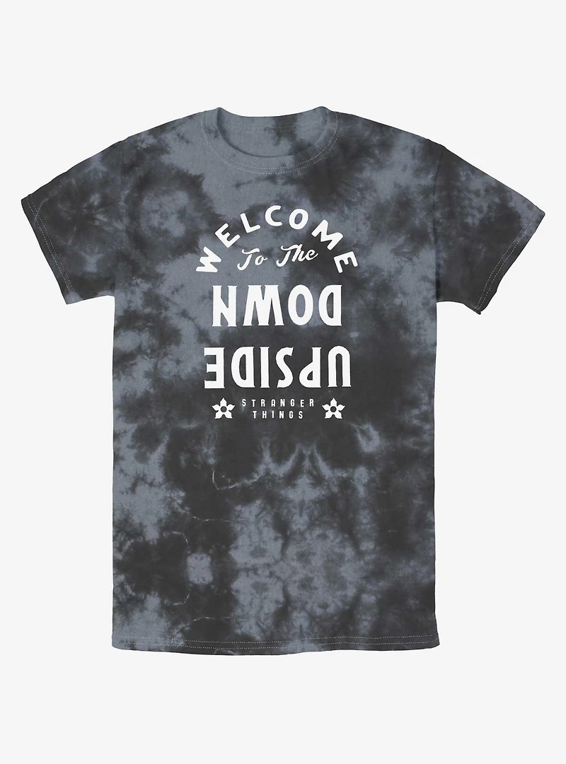 Stranger Things Welcome to the Upside Down Tie-Dye T-Shirt