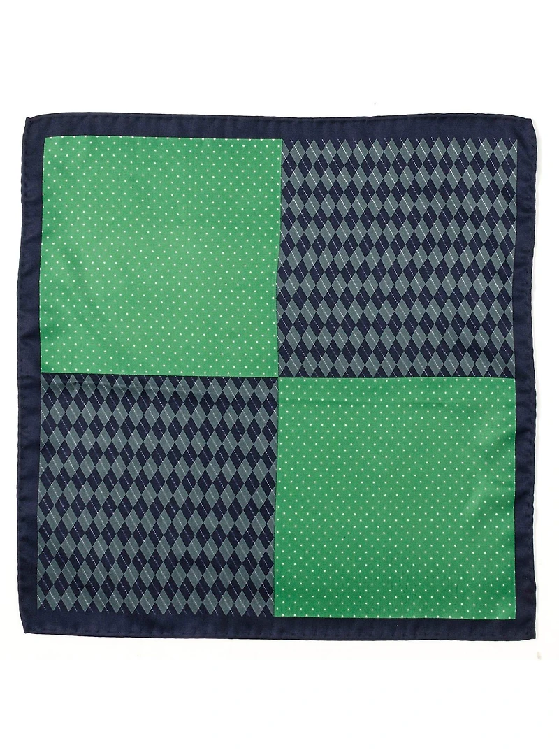 Argyle Dot Multi Pocket Square