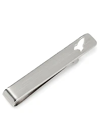 Disney Pixar Buzz Lightyear Cutout Hidden Message Silver Tie Bar
