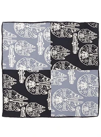 Star Wars Millennium Falcon Blue Pocket Square