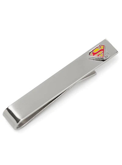 DC Comics Superman Hidden Message Silver Tie Bar