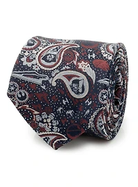 Star Wars Darth Vader Paisley Navy Men's Tie