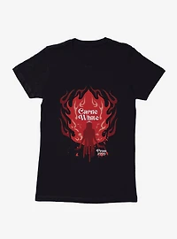 Carrie 1976 Prom Flames Womens T-Shirt