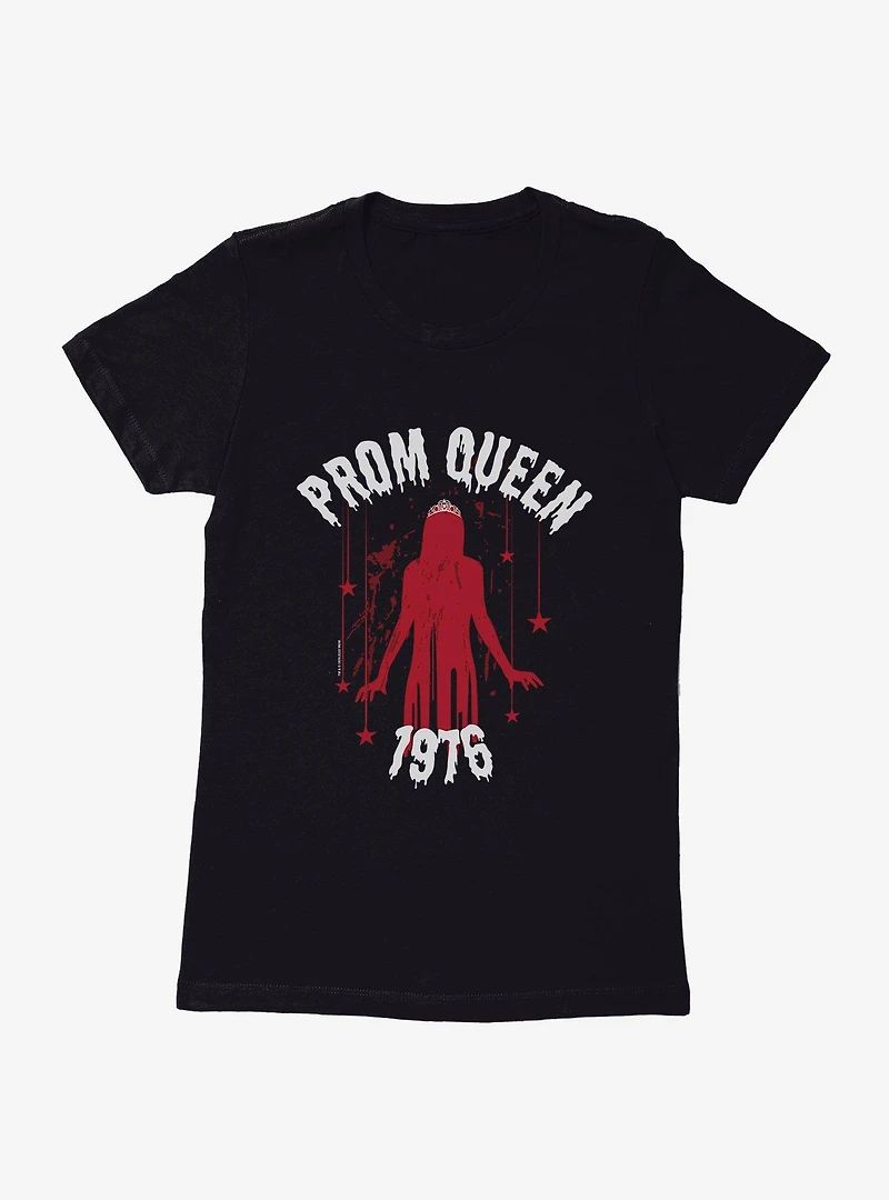 Carrie 1976 Red Silhouette Womens T-Shirt