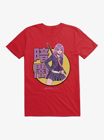 Artist Alley Anime Girl Darkness T-Shirt