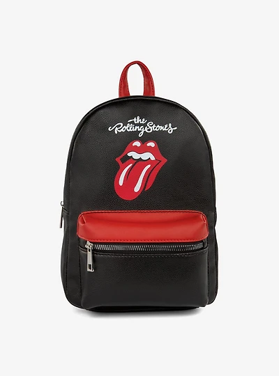Bugatti Rolling Stones Vegan Leather Mini Backpack Black and Red