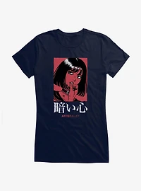 Artist Alley Anime Girl Dark Heart Girls T-Shirt
