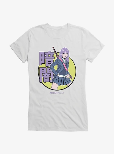 Artist Alley Anime Girl Darkness Girls T-Shirt
