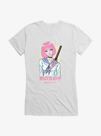 Artist Alley Anime Girl Sword Girls T-Shirt
