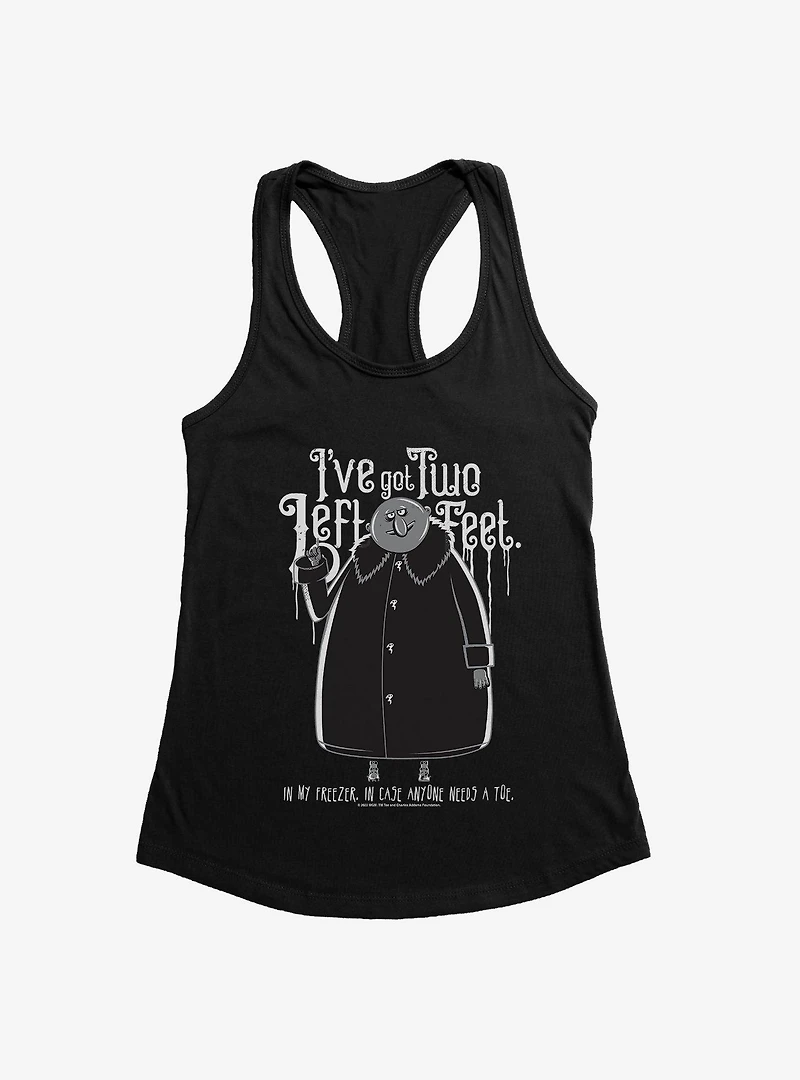 Addams Family Two Left Feet Womens Tank Top