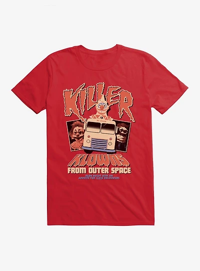 Killer Klowns From Outer Space Vintage Movie Poster T-Shirt