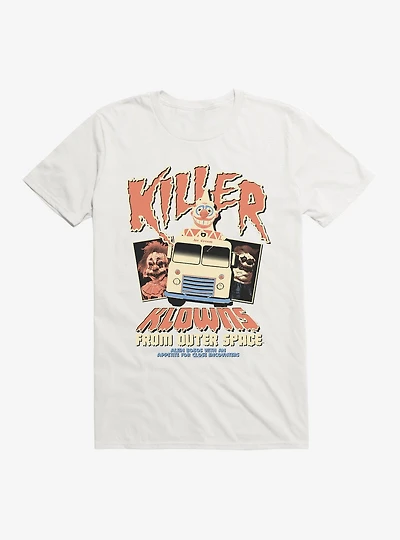 Killer Klowns From Outer Space Vintage Movie Poster T-Shirt