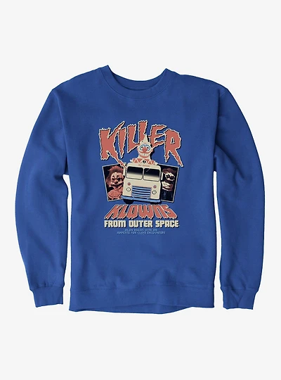 Killer Klowns From Outer Space Vintage Movie Poster Sweatshirt