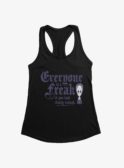 Addams Family Everyone Is A Freak Girls Tank