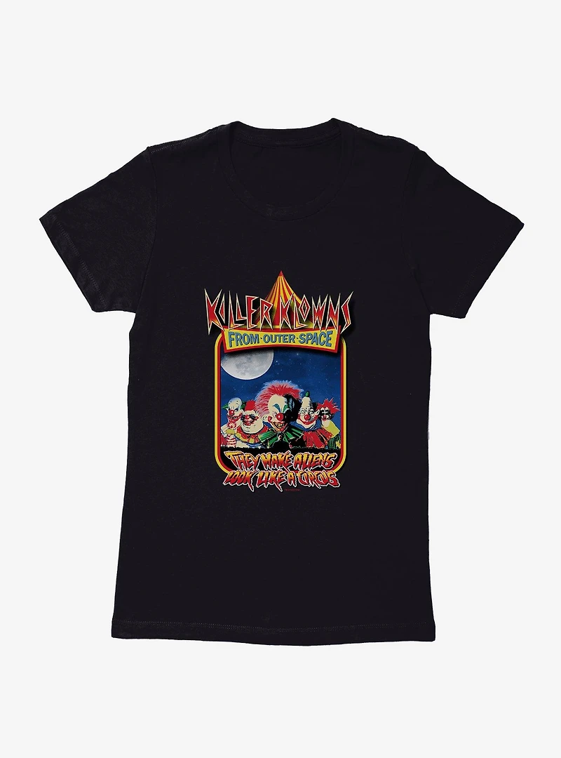 Killer Klowns From Outer Space Movie Poster Womens T-Shirt