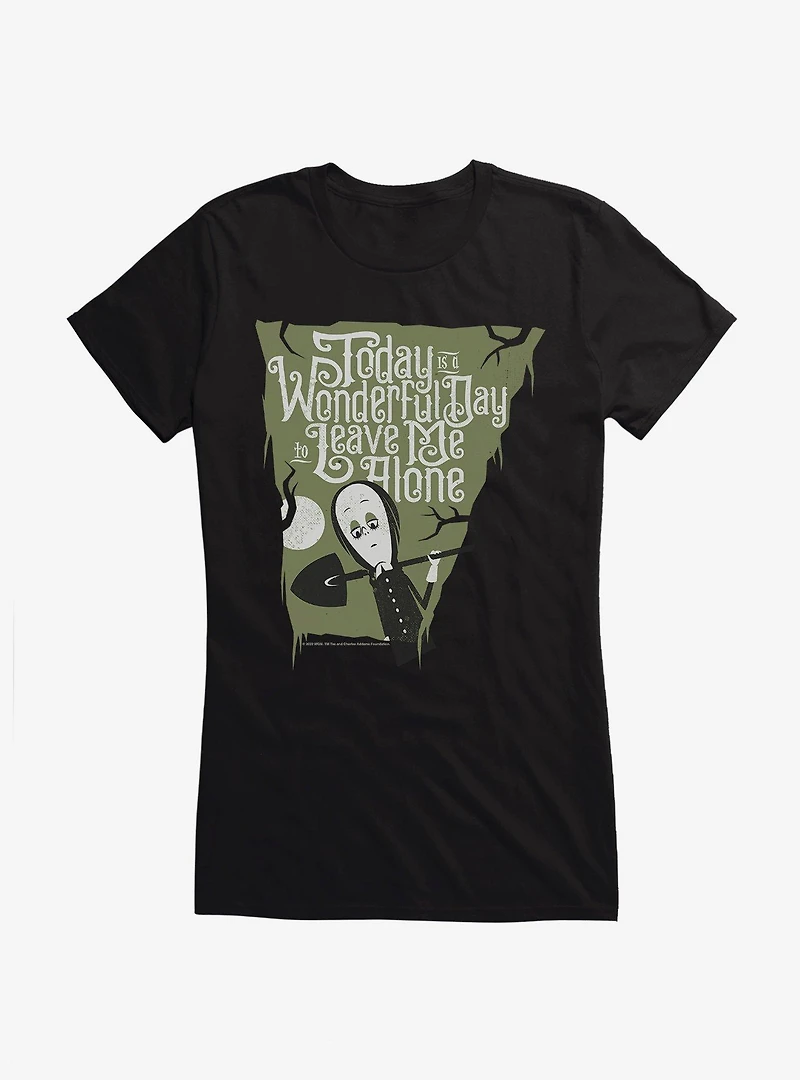 Addams Family Leave Me Alone Girls T-Shirt