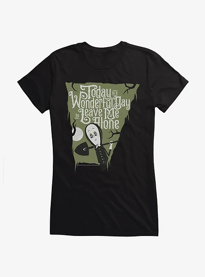 Addams Family Leave Me Alone Girls T-Shirt