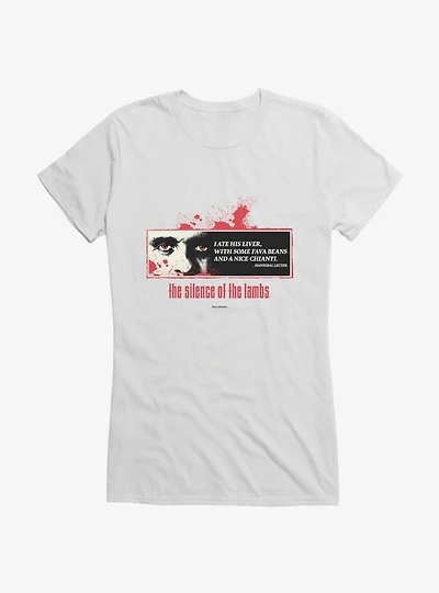 The Silence Of The Lambs I Ate His Liver Girls T-Shirt