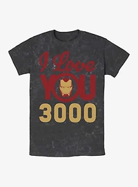 Marvel Avengers Love You 3000 Mineral Wash T-Shirt