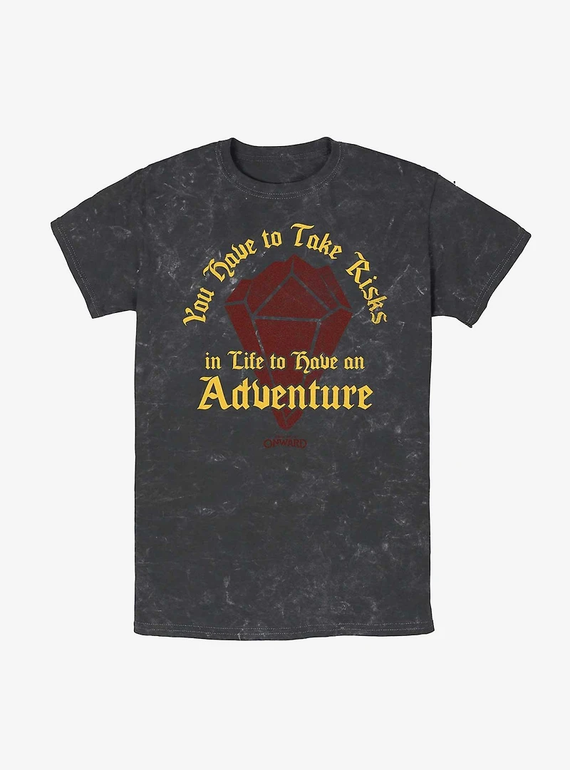 Disney Pixar Onward Risk For Adventure Mineral Wash T-Shirt