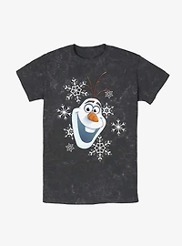 Disney Frozen Olaf Snowflakes Mineral Wash T-Shirt