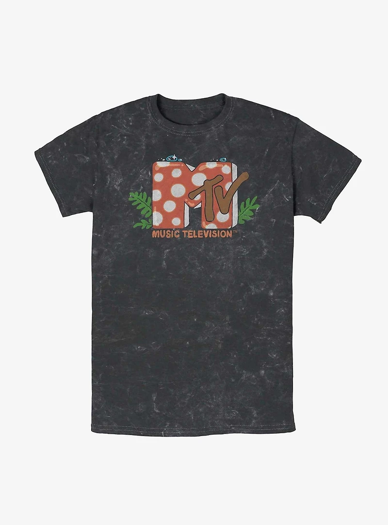 MTV Mushroom TV Mineral Wash T-Shirt