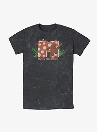 MTV Mushroom TV Mineral Wash T-Shirt