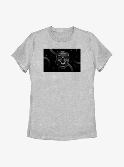 Squid Game Mask And Shapes Womens T-Shirt