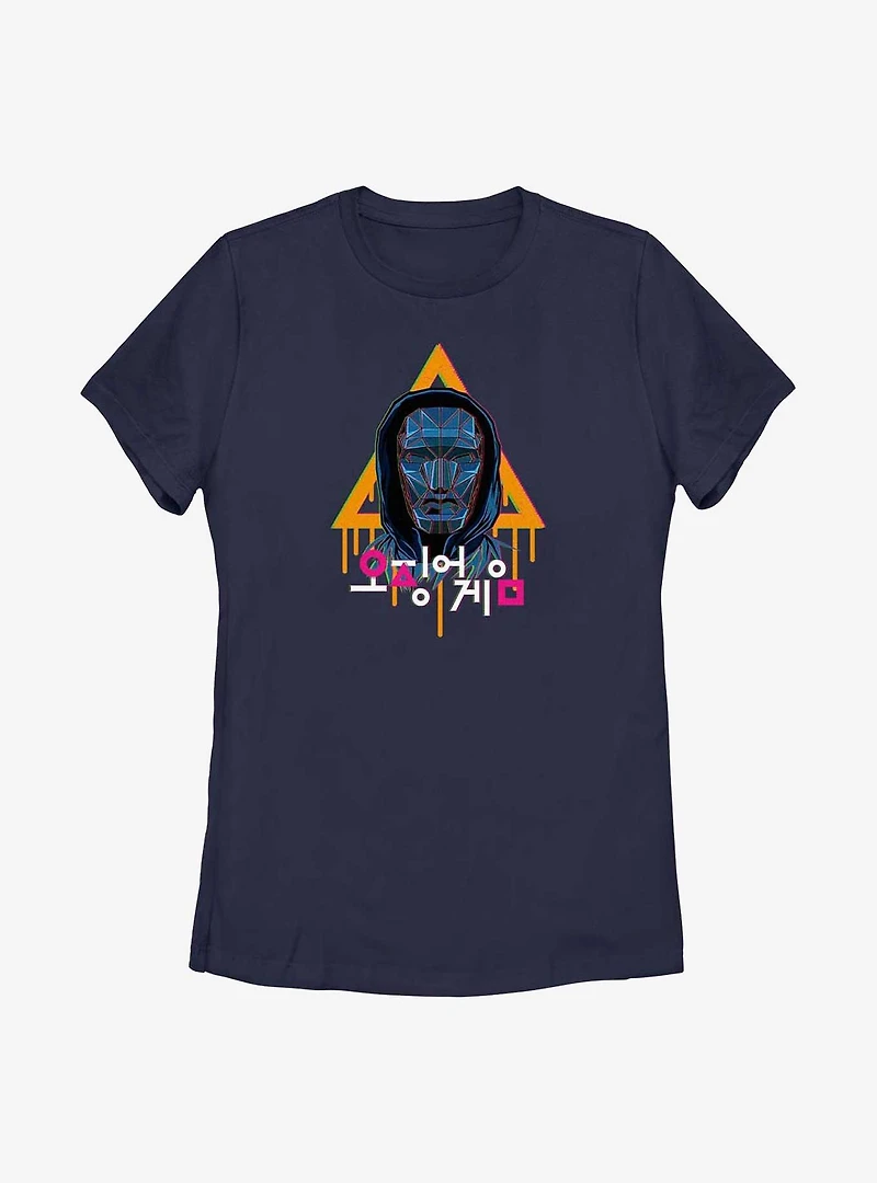 Squid Game Neon Front Man Womens T-Shirt
