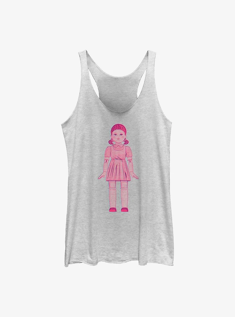 Squid Game Creepy Doll Womens Tank Top